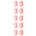 YOFAN Pack of 10 Practice Fingers, Decoration Training Fingers for Acrylic, Gel and Nail Art, 5 with Nails and 5 without Nails