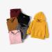 PatPat Toddler Hoodie | Solid Color Textured Sweatshirt with Pocket | 3-4 Years | Pink - Buy Online on GoSupps.com