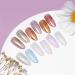 Folmywy Chrome Nail Powder Aurora Set 6 Colors Metallic Mirror Effect Pigment Solid Iridescent Neon Manicure Glitter Home DIY Salon Gel Fingernails Polish Aurora Color - Buy Online on GoSupps.com