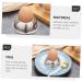 Zerodeko Egg Serving Cup Table Hard Storage Tabletop for Household Stainless Stand Kitchen Silver Spoon Egg Holder Tray - Buy Online on GoSupps.com