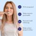 GuruNanda Sonic Toothbrush 4100 - Rechargeable Electric Power Toothbrush with Pressure Sensor, 5 Modes & 2 Minutes Timer - Includes 3 Brush Heads, Travel Case, and Charger Stand - White - Buy Online on GoSupps.com