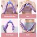 Gukoy Thigh Multifunctional Arm & Leg Trainer - Body Former for Fitness Yoga and Weight Loss - Violet - Buy Online on GoSupps.com