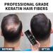 iRevive! Keratin Hair Fibers - Instantly Add Volume & Texture, Lasts 24 Hours - 27.5g (Black) - For Men & Women - Buy Online on GoSupps.com