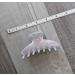 White Marble Claw Clip for Thick/Thin Hair - Stylish & Strong Jumbo Clip for Women/Girls - Buy Online on GoSupps.com