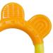PREMYO Silicone Teething Ring for Babies - Cooling Relief BPA-Free & Soft - Reduces Teething Pain - Orange Yellow - Buy Online on GoSupps.com