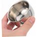 Solustre 3-Pack Silver Metal Shaving Bowl & Soap for Men | Premium Razor Cup Shaving Equipment - 7.2x7.2x5cm - Buy Online on GoSupps.com