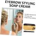 DOITOOL 2 Pcs Eyebrow Styling Cream Eyebrow Soap Lip Gloss Kit Wax and Wax Stick Brow Wax Makeup Earth Tones - Buy Online on GoSupps.com