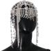 STONEFANS 1920s Rhinestone Headpiece Cap | Bridal Flapper Headband for Women - Silver - Buy Online on GoSupps.com