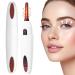 Heated Eyelash Curler USB Rechargeable Heated Lash Curler 2 Gear Temperature Control Mini Lash Curler Electric Eyelash Curlers Comb for Quick Natural and 24 Hrs Long Lasting Curling Eyelash (White)