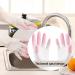 KKRAUS 3 Pairs Long Cuff Cleaning Gloves Household Dishwashing Gloves Reusable Kitchen Rubber Gloves Non-Slip Washing Up Gloves (Color : Blue Size : A) - Buy Online on GoSupps.com