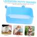COLLBATH Lacework Potty Trainer Small Pet Pan Cage Bunny Bedding for Rabbits Guinea Pig Bedding Blue - Buy Online on GoSupps.com