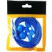 Yoczox 120cm Elastic Laces - Quick Lace-Up System with Speed Locks for Comfort | Ideal for All Shoes - 1 Pair Blue - Buy Online on GoSupps.com