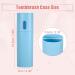 VOCOSTE 2 Pack Toothbrush Travel Case - Durable PP Travel Storage - Blue 7.68x2.36 - Ideal for Travel & Hygiene - Buy Online on GoSupps.com