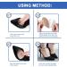 Haofy Forefoot Insoles for High Heels - Pain Relief Cushions 2 Pairs Suede Gel Anti-Slip Insoles for Women - Beige - Buy Online on GoSupps.com