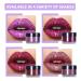 Allbestaye Glitter Lipstick Kit | Matt Glitter Liquid Lipstick Set | Long Lasting Waterproof Metallic Lip Gloss - Diamond Sparkly Red & Golden Brown Pink Shimmer - Buy Online on GoSupps.com