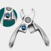 Stainless Steel Anti Splash Nail Clippers Powder Die Cast Small Fingernail Nail Clippers Tool - Buy Online on GoSupps.com