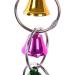 Colourful Ringer Bells Swing Toy for Bird Parrot African Greys Macaw Budgies Parakeet Cockatiels Cockatoo Conure Lovebird Finch Cage Perch - Buy Online on GoSupps.com