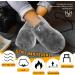 Buy KLOP256 USB Electric Foot Warmer | Heated Slippers with Overheat Protection & Non-Slip Design - Fits Up to Size 43 (Gray) - Buy Online on GoSupps.com