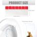 Toilet Seat Splash Guard 4PCS | Potty Training Urine Deflector for Boys | Prevent Pee Splashes with Super Glue | Transparent Upgrade - Buy Online on GoSupps.com
