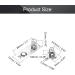 Fielect 30 Sets AA Battery Conversion Plates | Negative to Positive Spring Contacts - 30 Pcs for eCommerce - Buy Online on GoSupps.com