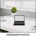 ERINGOGO Palette Magn tique Mate Noire 2 Compartiments avec Miroir Palette Vide Rechargeable pour Fards Paupi res et Blush Organisateur Maquillage de Voyage Diy Rangement - Buy Online on GoSupps.com