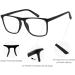 MARE AZZURO Blue Light Blocking Eyewear for Men | Computer Gaming Glasses | Stylish Black Spectacles | Anti-Blue Light Technology - Buy Online on GoSupps.com