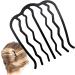 Metal Hair Combs - Plain French Side Hair Combs Elegant Wedding Hair Acessories | Cute Strong Bun Side Combs Decorative Comb Hair Veil Teeth Hair Combs for Daily Use Special Event - Buy Online on GoSupps.com