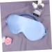 Silk Sleep Eye Mask | Adjustable Comfortable Blindfold for Sleeping & Travel | Blue | 1 Count - Buy Online on GoSupps.com