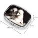 French Poodle Travel Pill Case - Cute 2 Compartment Pill Box Organizer for Purse & Gifts - Buy Online on GoSupps.com