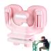 Writing Posture Corrector - Desk Upper Back Posture Brace With Light Adjustable Height Double Chest Support Back Straightener Support For Students Vision Protection Pink - Buy Online on GoSupps.com