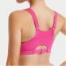 Routinfly 3-Piece Women's Sports Bra Set Zip Front Plus Size Everyday Bralette for Fitness Running & Nursing Comfortable Hot Pink XL - Buy Online on GoSupps.com