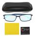 Sluffs color blind correction glasses with case for outdoor area red green color blindness correction glasses weakness vision improvement glasses for driving