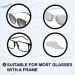 High-Quality Soft Silicone Nose Pads for Sunglasses - Sports World Vision | Rectangular Inserts 11mm Available in 3 5 or 10 Pairs - Buy Online on GoSupps.com