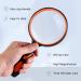 Sitake 6-Piece Magnifying Glass Set - 10x Magnification 75mm Lens for Kids & Seniors - Non-Slip Rubber Grip & Microfiber Cloths for Easy Reading - Buy Online on GoSupps.com
