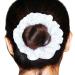 6 Pack Glitter Metallic Hair Scrunchies for Girls - Grey Elastic Hair Bands for School Performance and Parties - Buy Online on GoSupps.com