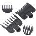 Clipper Guards Cutting Guides | Complete Hair Cutting Accessories for Salons (Black) - Easy Positioning & Precision - Buy Online on GoSupps.com