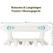Fascia Purava Massage Device - Ergonomic Safety-Tested Fascia Blaster - Optimal Massage Tool (18.2x7.5x2.5 cm) - White - International Shipping Available - Buy Online on GoSupps.com