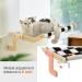 Cat Window Perch - Sturdy Plush Hammock Bed for Indoor Cats | No Drilling or Suction Cups | Durable Space-Saving Window Seat with Chessboard Pattern - Buy Online on GoSupps.com