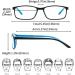 Suertree Blue Light Readers 3 Pack - Filter Glasses for Computer Use | 1.5x Diopter | Women & Men - Buy Online on GoSupps.com
