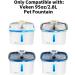 Veken Replacement Filters & Replacement Pre-Filter Sponges for 95oz/2.8L Automatic Pet Fountain Cat Water Fountain Dog Water Dispenser 16 Pack - Buy Online on GoSupps.com
