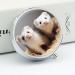 Portable Travel Pill Box with Ferrets Print - 3 Compartment Organizer for Purse & Pocket - Buy Online on GoSupps.com