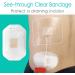 Transparent Film Dressing | Waterproof Catheter Shower Cover & Chemo Port Protector | Wound Bandage Frame Style (4x4.75 Pack of 20) | International Shipping Available - Buy Online on GoSupps.com