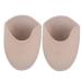 Healeved 1 Pair Shoes Inserts for Women Block Heels for Women Dressy Womens Shoes Heels Ballet Toe Shoes Metatarsal Pads Ballet Pointe Shoes Toe Caps Dance Socks Foot Toe Protector Thong Beige 11.5X9.5cm