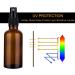 100ml Amber Glass Spray Bottles - Fine Mist Refillable Empty - 3 Pack for Liquid Cosmetics Cleaning Water Flowers - Buy Online on GoSupps.com
