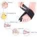 Hallux Valgus Bunion Corrector - Adjustable Sleeve & Sock for Overlapping Toes - Black - Buy Online on GoSupps.com