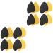 NOLITOY 8 Pairs Anti-Slip Stickers for Soles Self Adhesive Anti Slip Grips No Slip Shoes Pads Shoe Grip Cushion Sneaker Sole Pads Silicone Non Skid Sole Patch High Heel Rubber Accessories