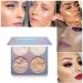 Shimmer Highlighter Powder Palette - Long Lasting, Waterproof Glow Bronzer - Face Makeup Illuminator - Buy Online on GoSupps.com