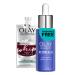 Olay Regenerist Retinol Face Serum Retinol 24 Night Face Serum 1.3oz + Whip Face Moisturizer Travel/Trial Size Gift Set