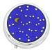 GlassOfVenice Murano Glass Millefiori Pill Box - Silver Round