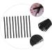 Ipetboom 100pcs Head Eye Black Fiber Eyeliner Applicator Makeup Brush Stickblack Disposable Practical Sticks - Buy Online on GoSupps.com